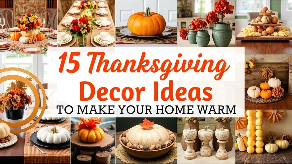 Warm Thanksgiving Decor Ideas Make Home Cozy