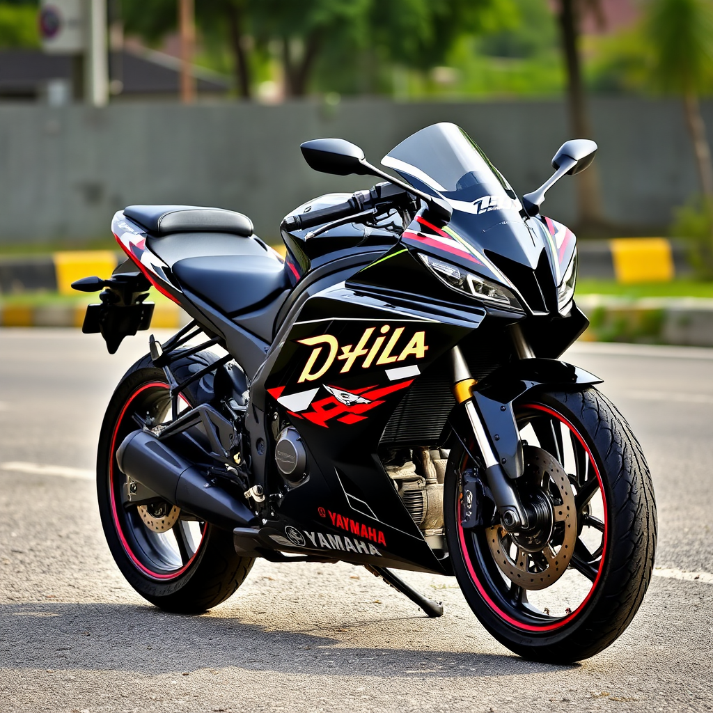Yamaha R6 Moto Deportiva con DHALIA