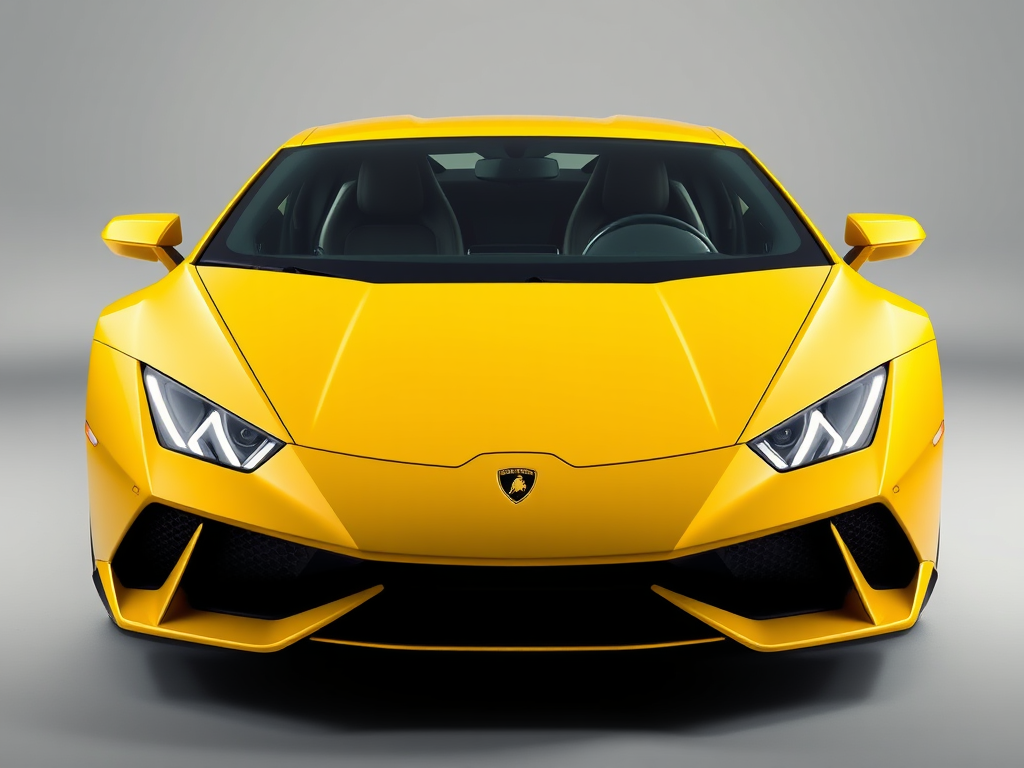 Yellow 2025 Lamborghini Revuelto Front-Side View
