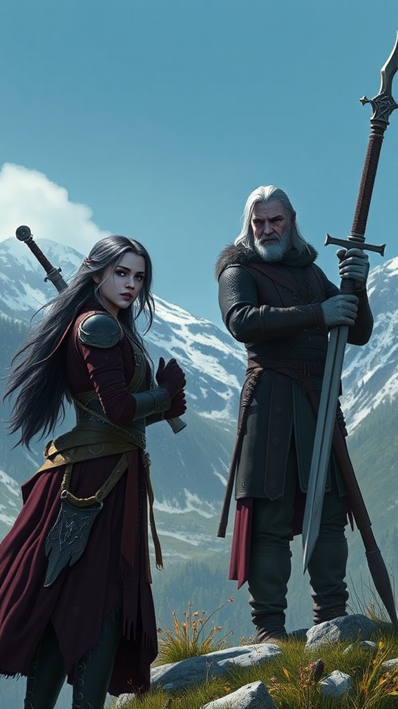 Yennifer and Geralt are from Vengerberg and Rivia.