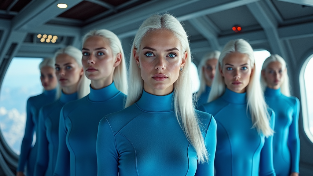 Young Pleiadians in Starship Over Earth