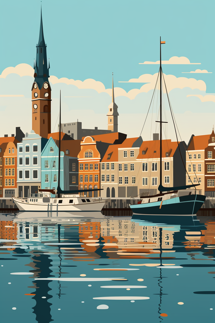 Aalborg vector art