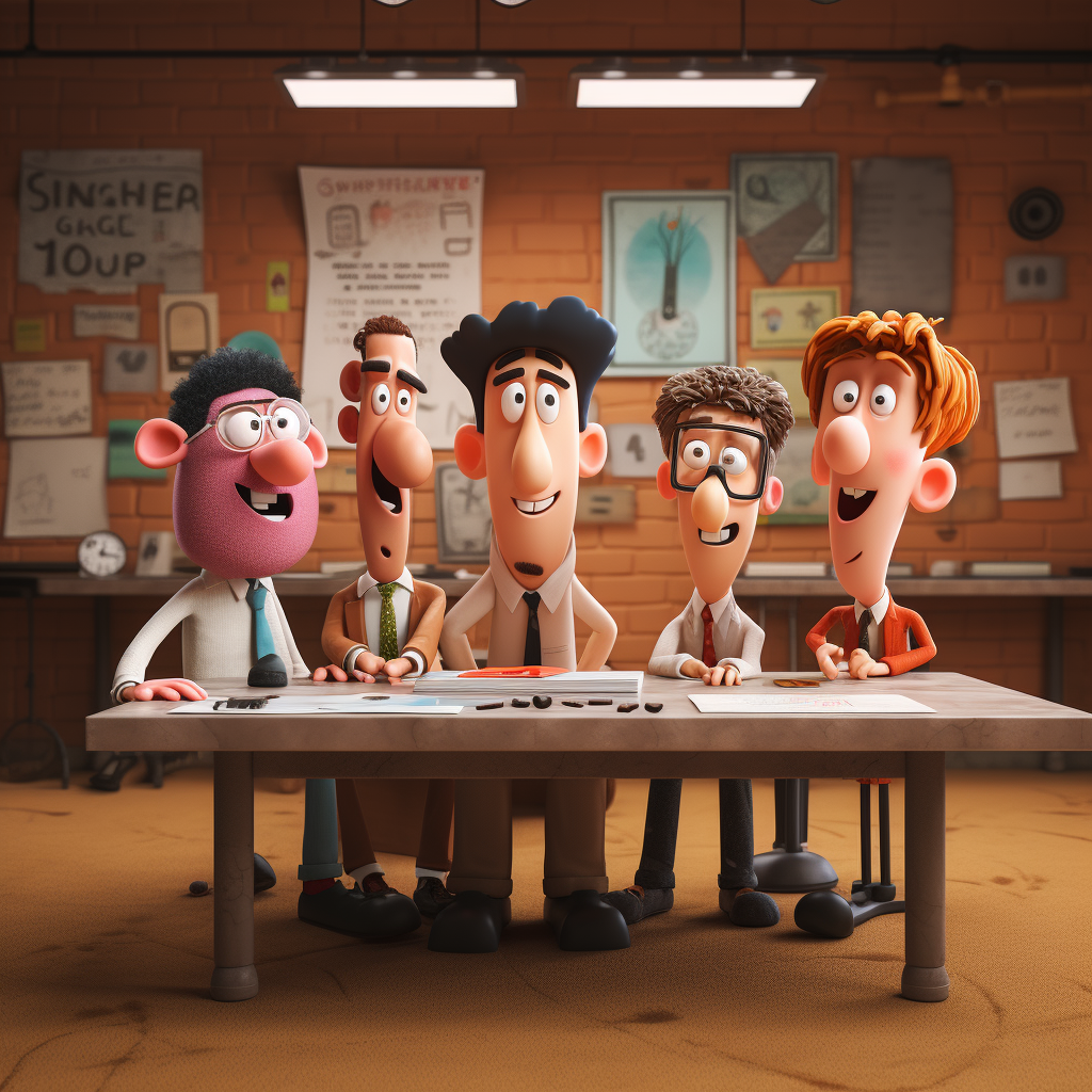 Aardman Animation character presentation