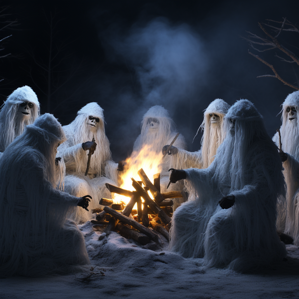 Abominable Snowman Reapers Outfits Fire