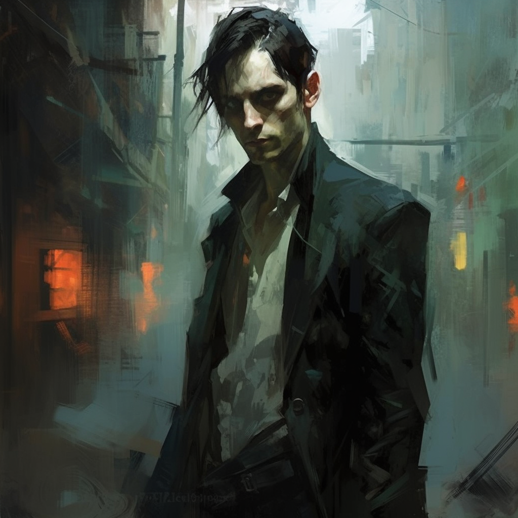 Colorful abstract artwork by Jeremy Mann