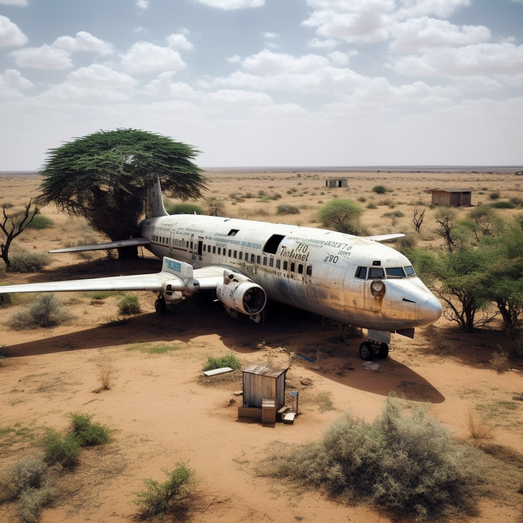 Traditional African Home on the Plains