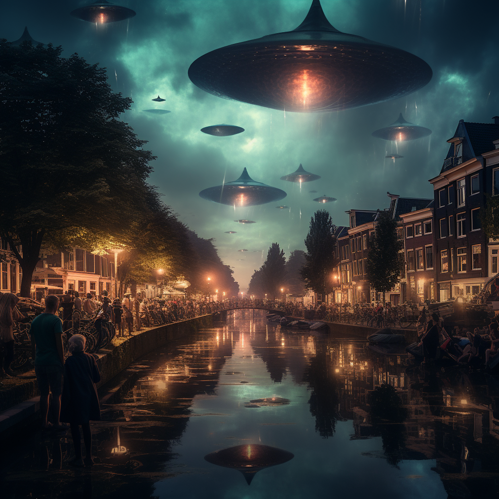 Image of alien invasion in Zwolle