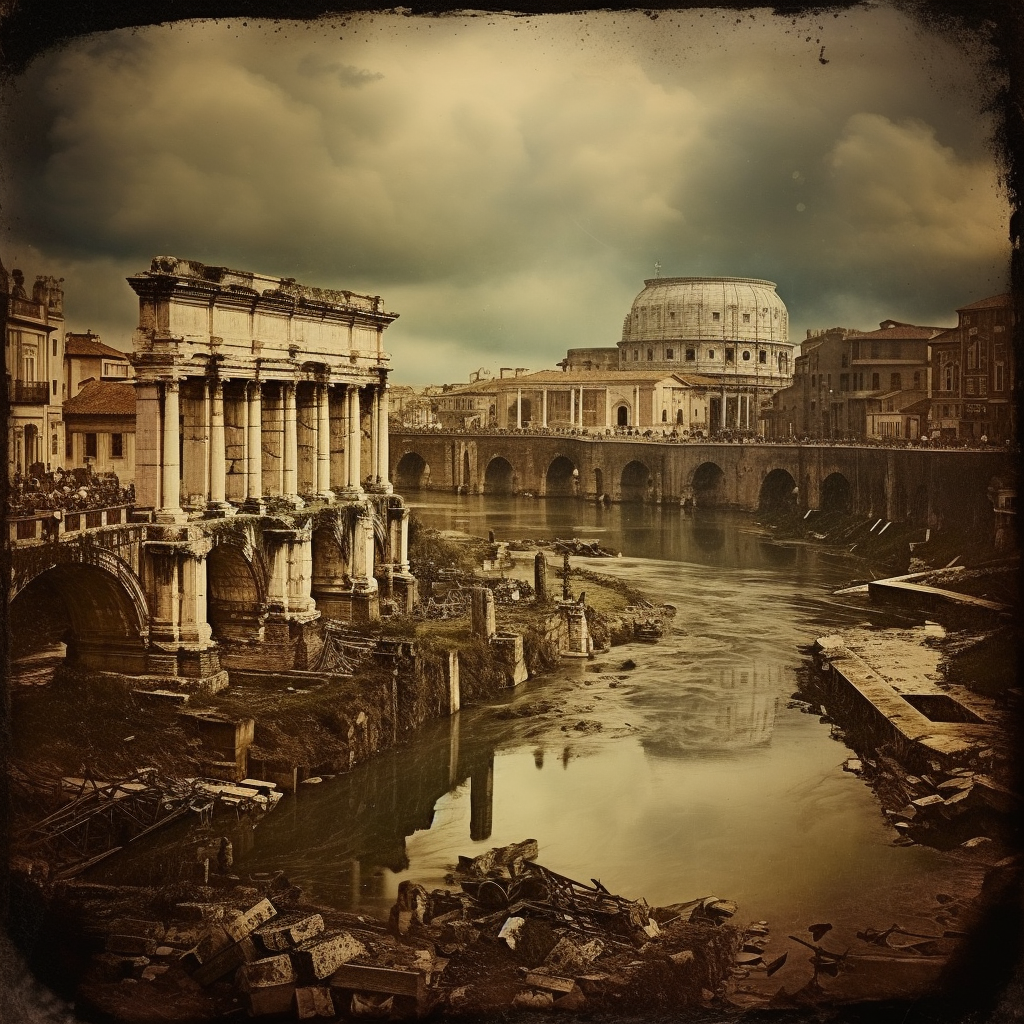 Ancient Rome Daguerreotype Photos