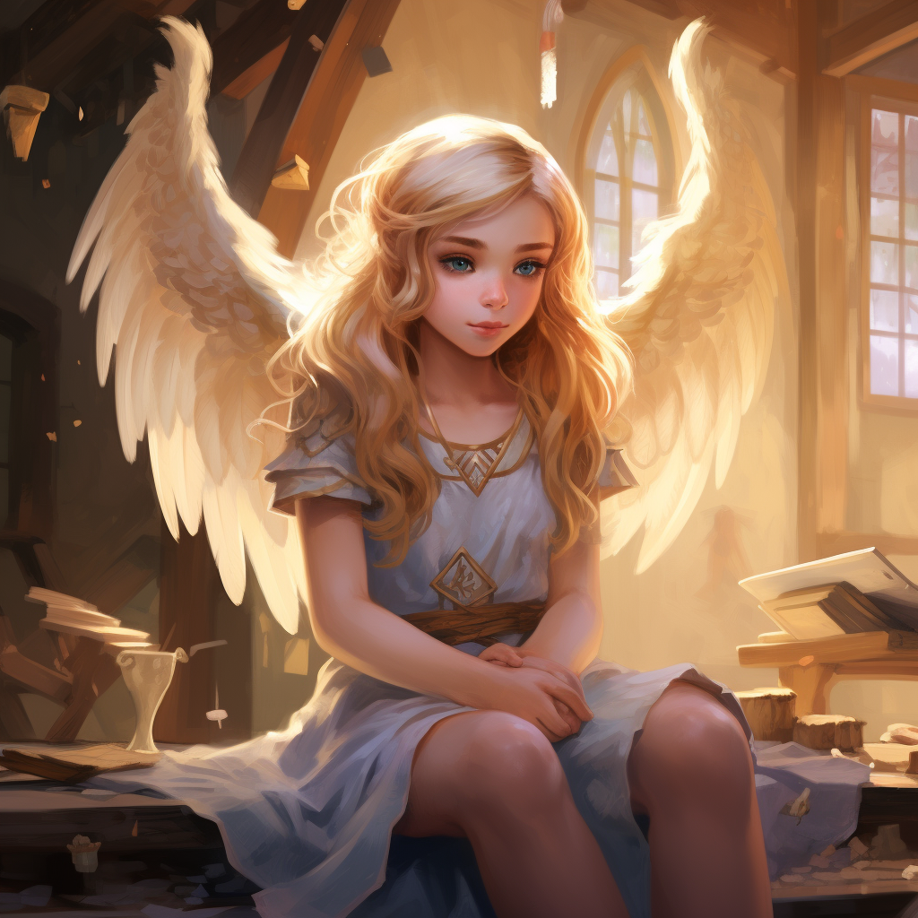 Adorable angel Zelda - cute image