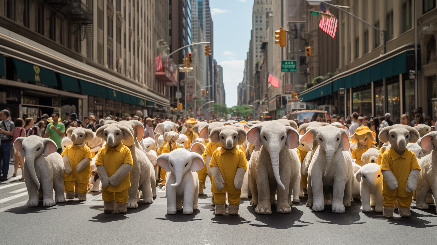 Animal Parade Midtown Manhattan