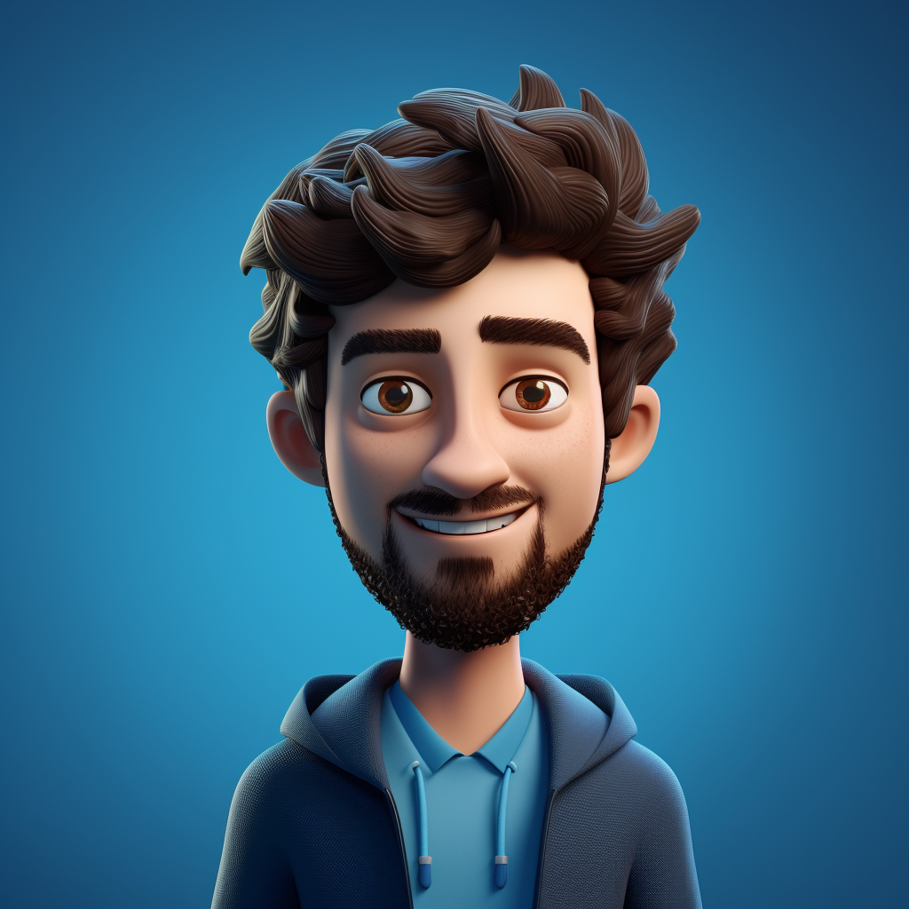 3D animated male LinkedIn user