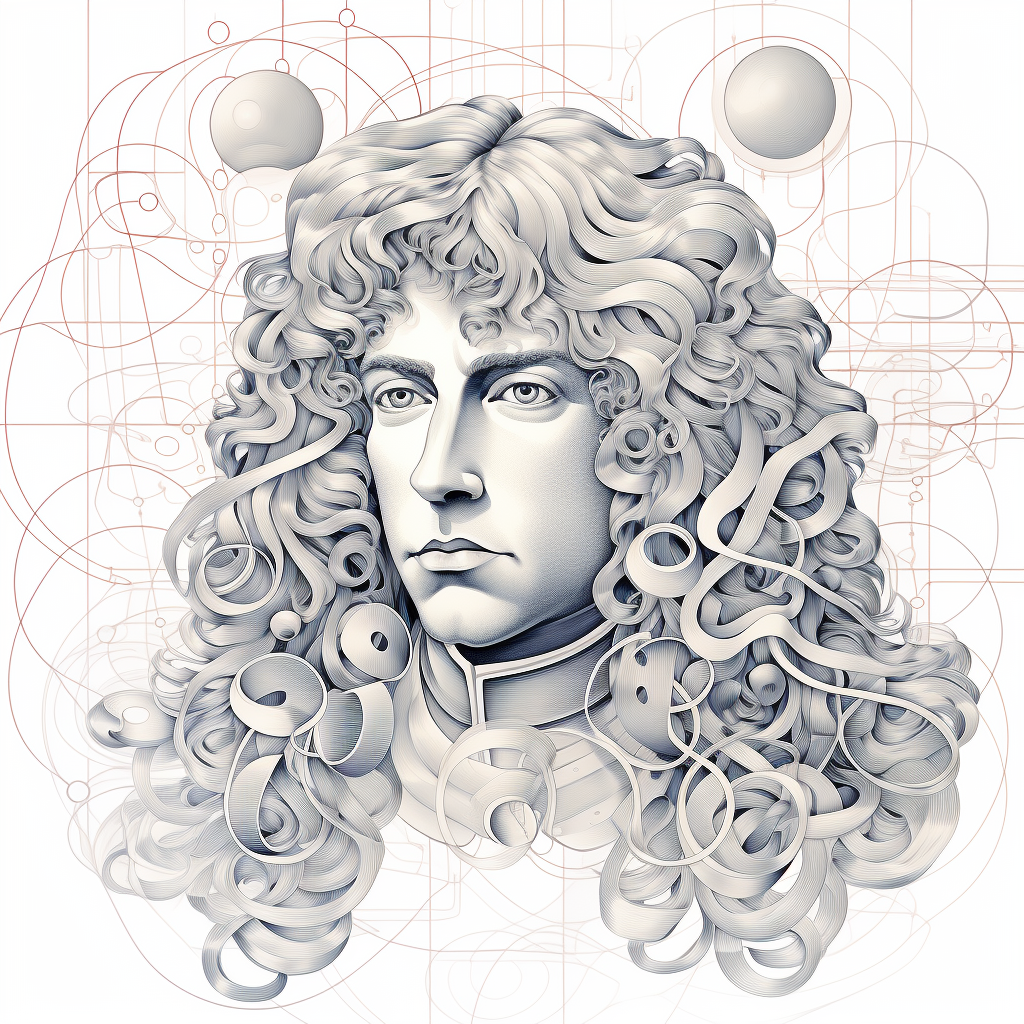 Antonie Van Leeuwenhoek Line Art