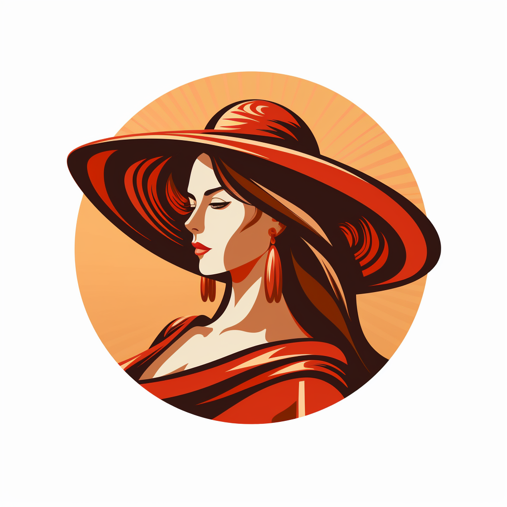 Avena sombrero mujer logo image