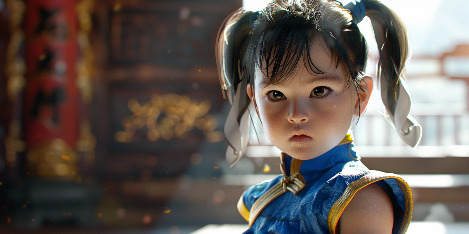 Baby Chun-Li street fighter photo