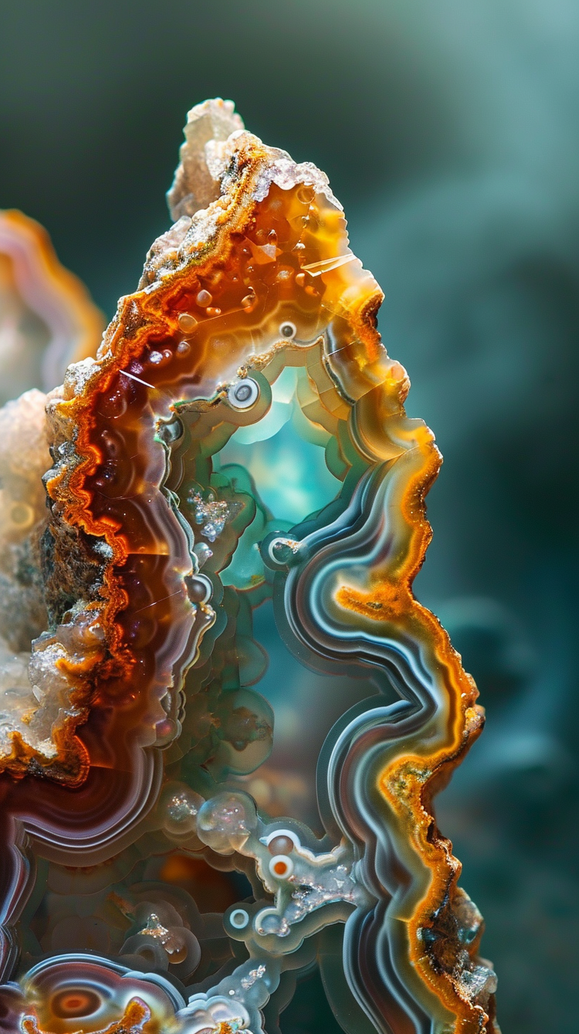 Backlit Chalcedony in Stunning Macro Shots