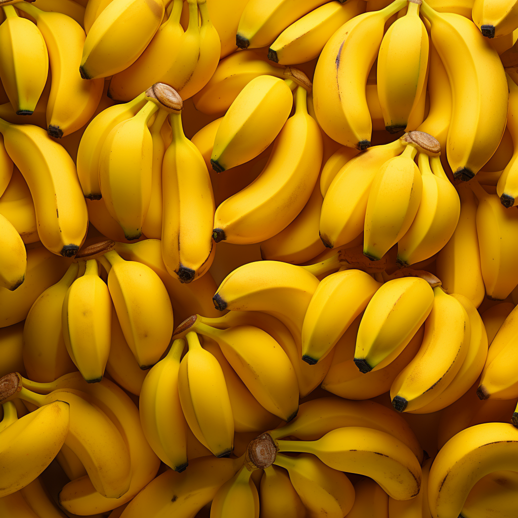 Yellow Bananas Detailed High Scaled Picture