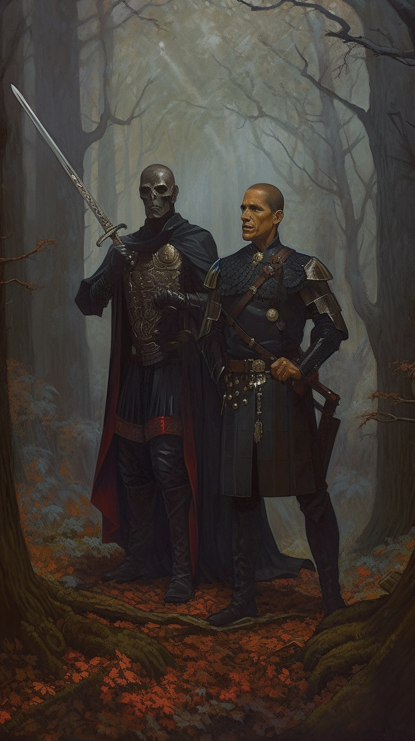 Barack Obama and Joe Biden ready to fight vampires