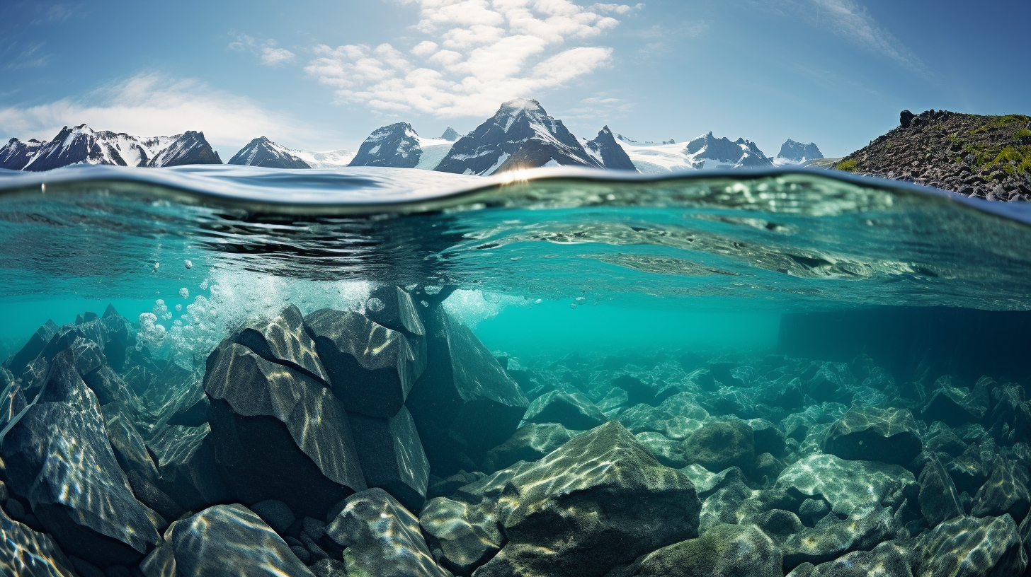 Close-up of Mysterious Glacier