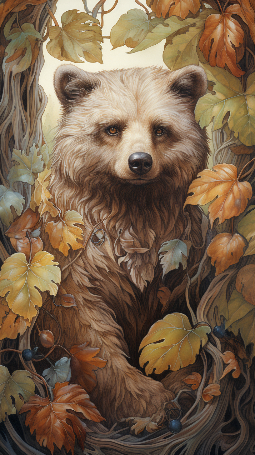 Stunning bear artwork by Jody Bergsma