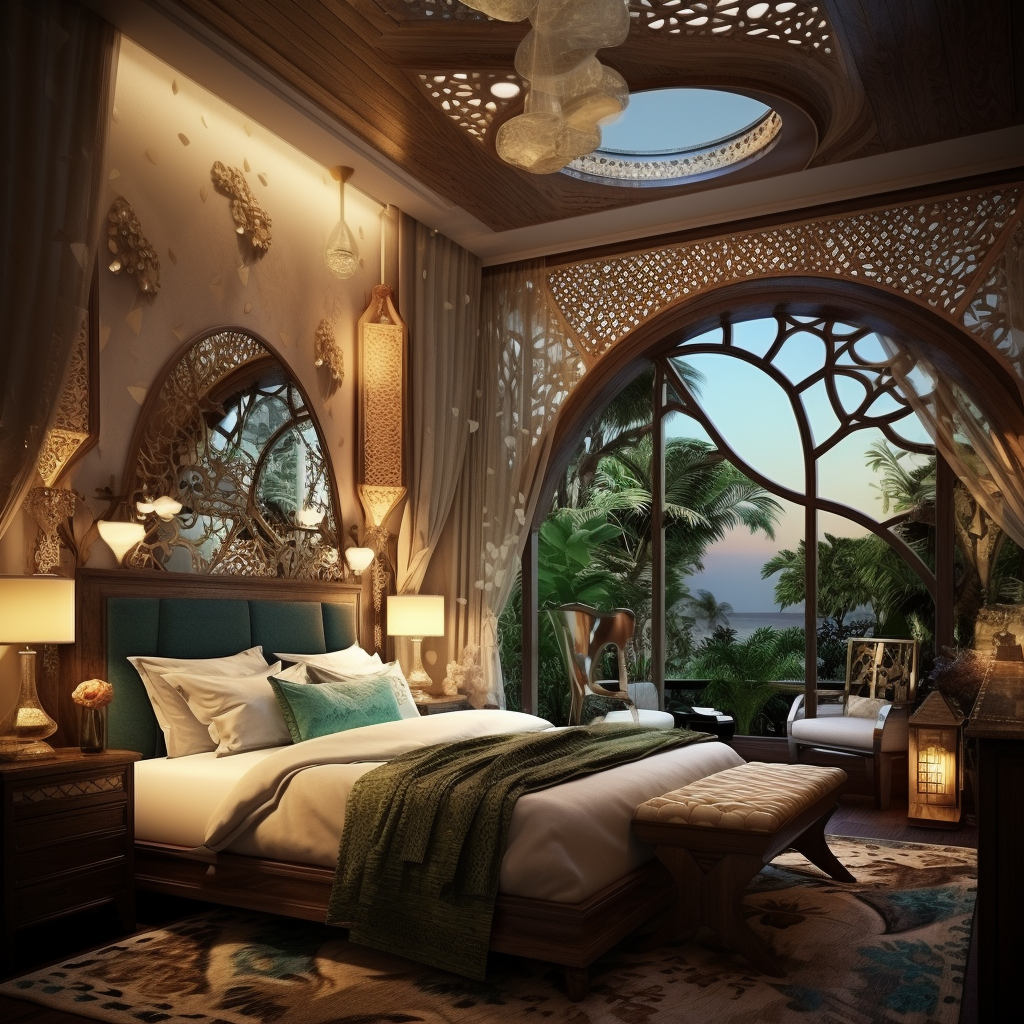 Stylish bedroom interiors design inspiration