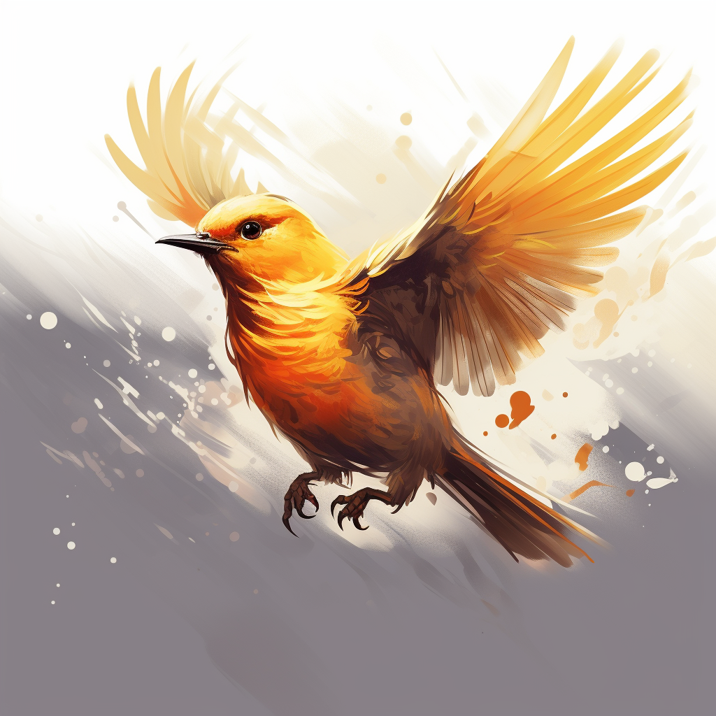 Bird Landing Concept Art