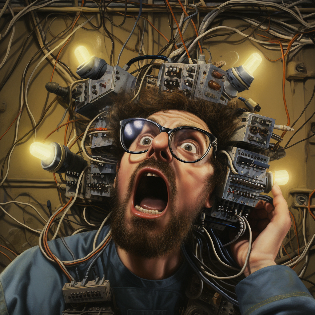 Realistic depiction of bizarre electrical happenings