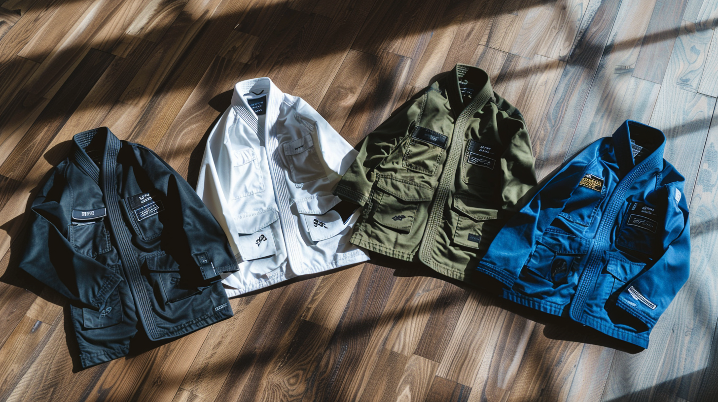 BJJ Gi Jackets Trousers Colors