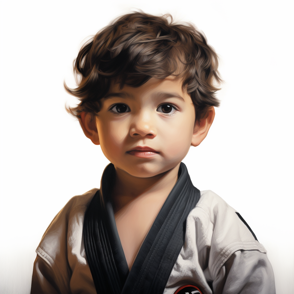 BJJ kids in nogi training