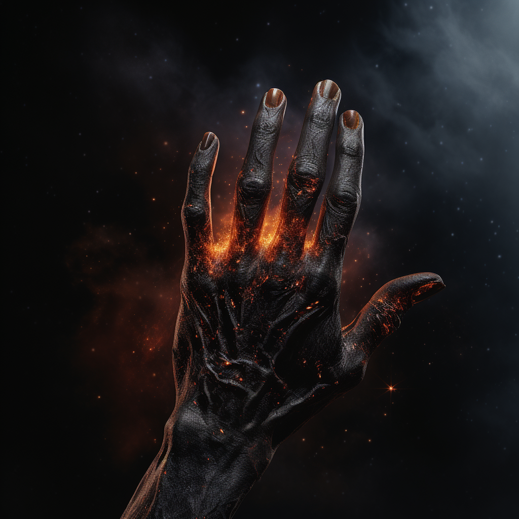 Dark Energy Hand HD Detail