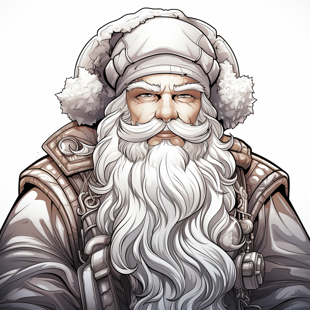 Santa Claus for Coloring Book