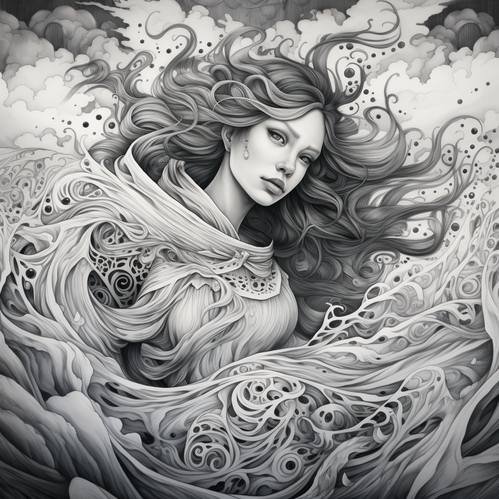 Black and white coloring fun