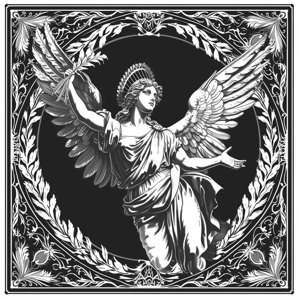 Nike Winged Goddess of Victory portrait