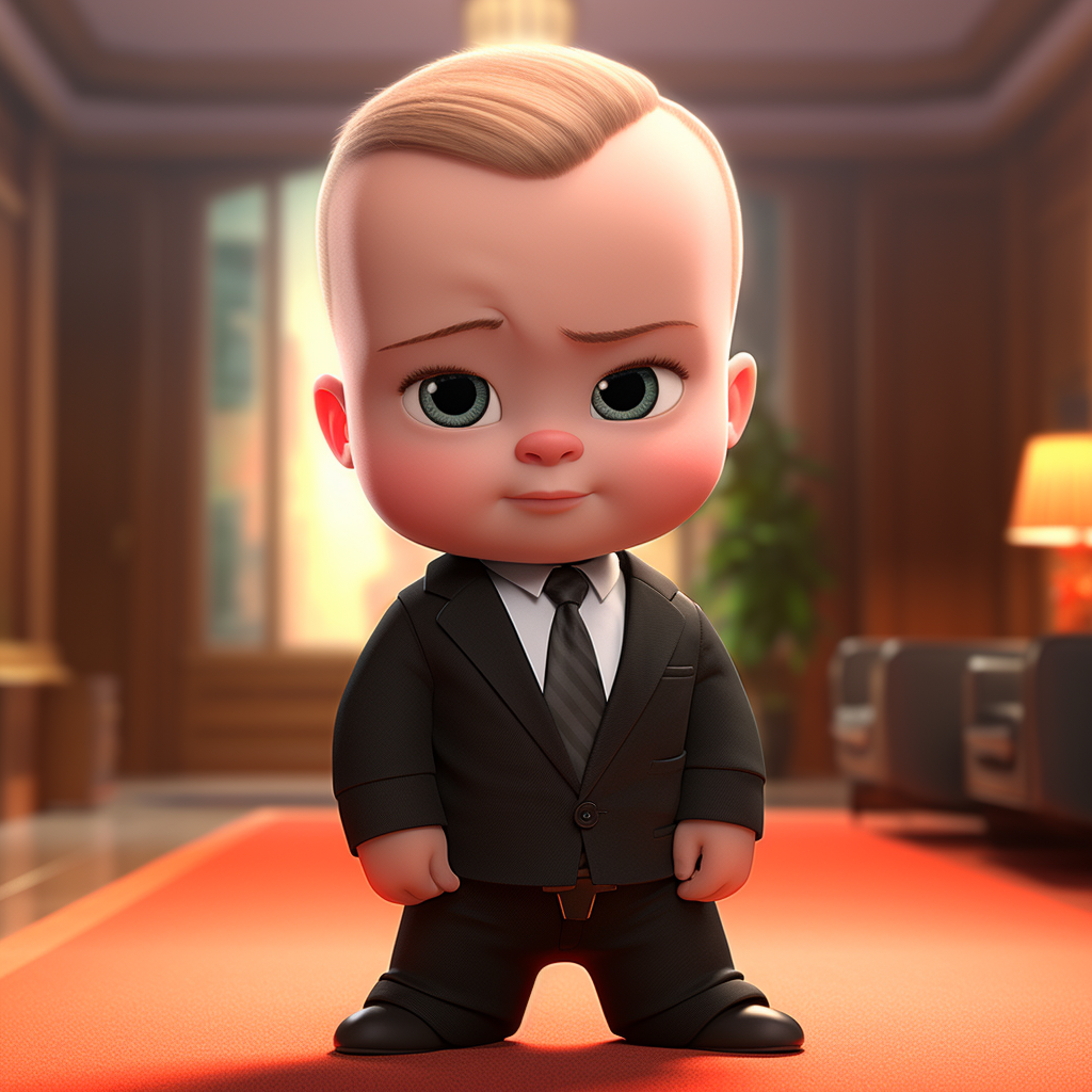 Boss Baby in Stock Photo