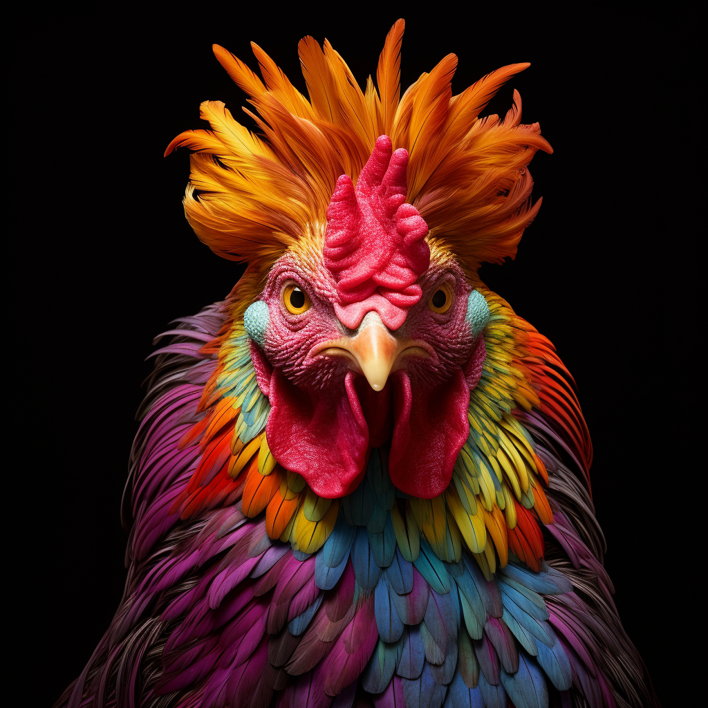 Beautiful Brahma Chicken