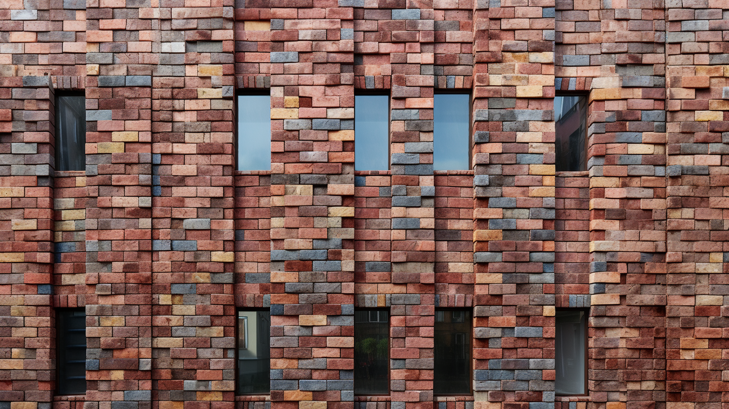 Brick and stone facade