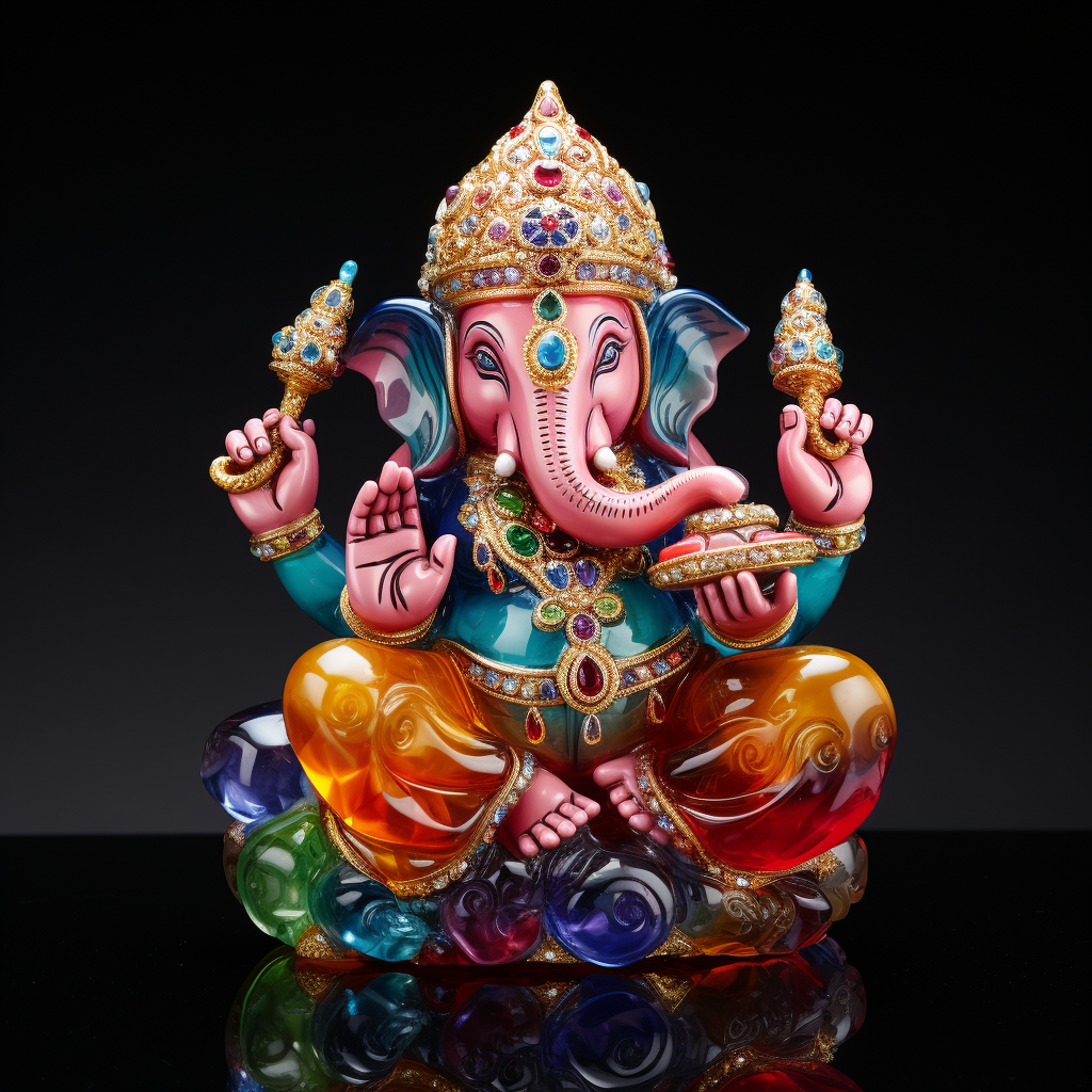 Stunning Ganesh Statue in Crystal