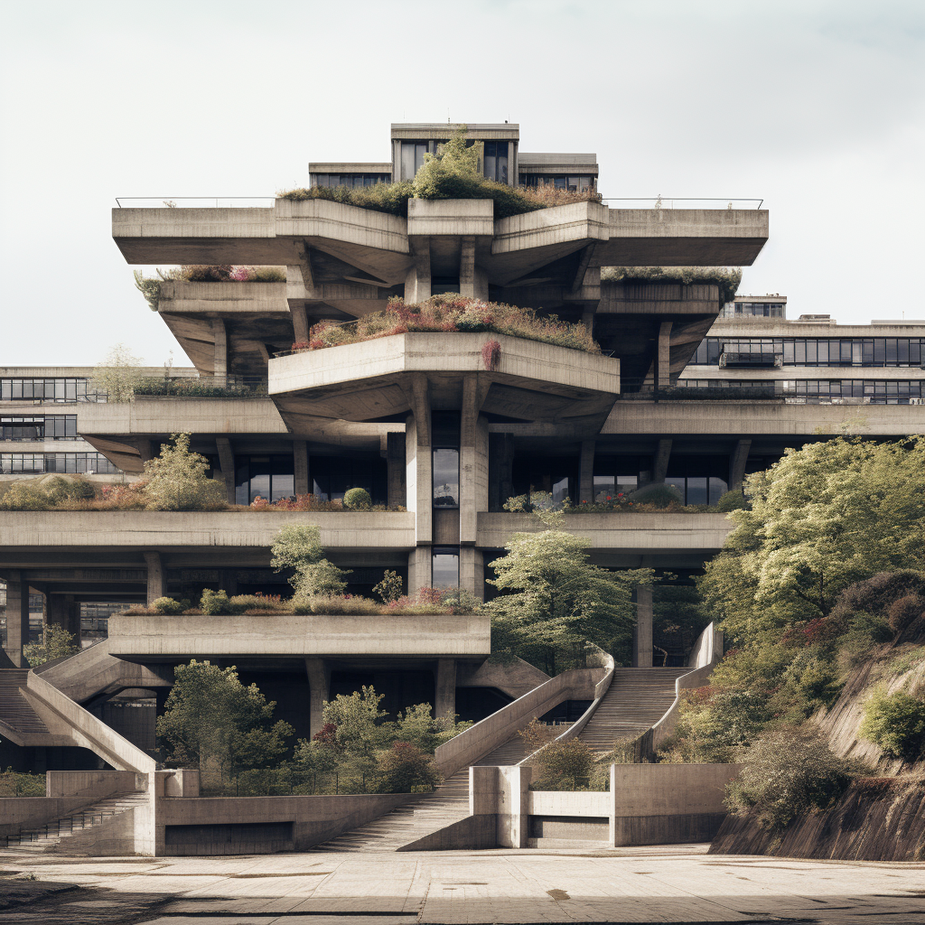 Brutalism Eclecticism Design Concept