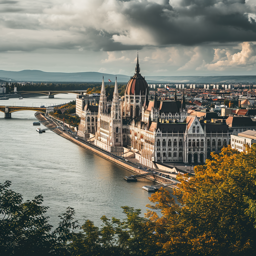 Awe-inspiring Budapest Parliament and Danube view