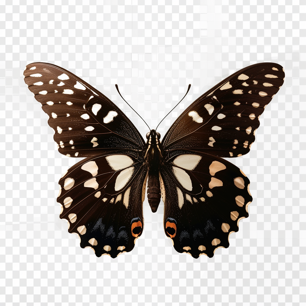 Transparent Background Isolated Butterfly