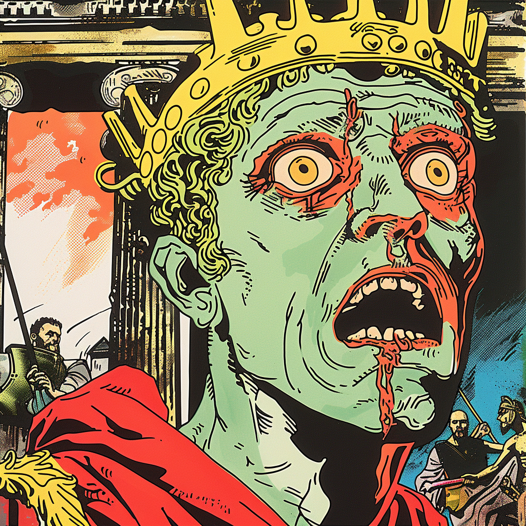 Caligula Fall of Rome Cartoon