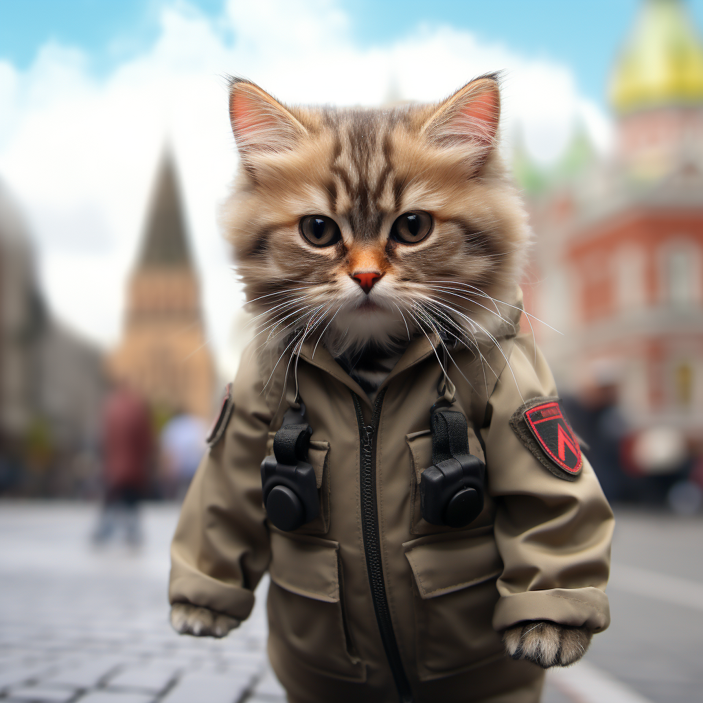 Cat Intelligence Agent CIA Spy