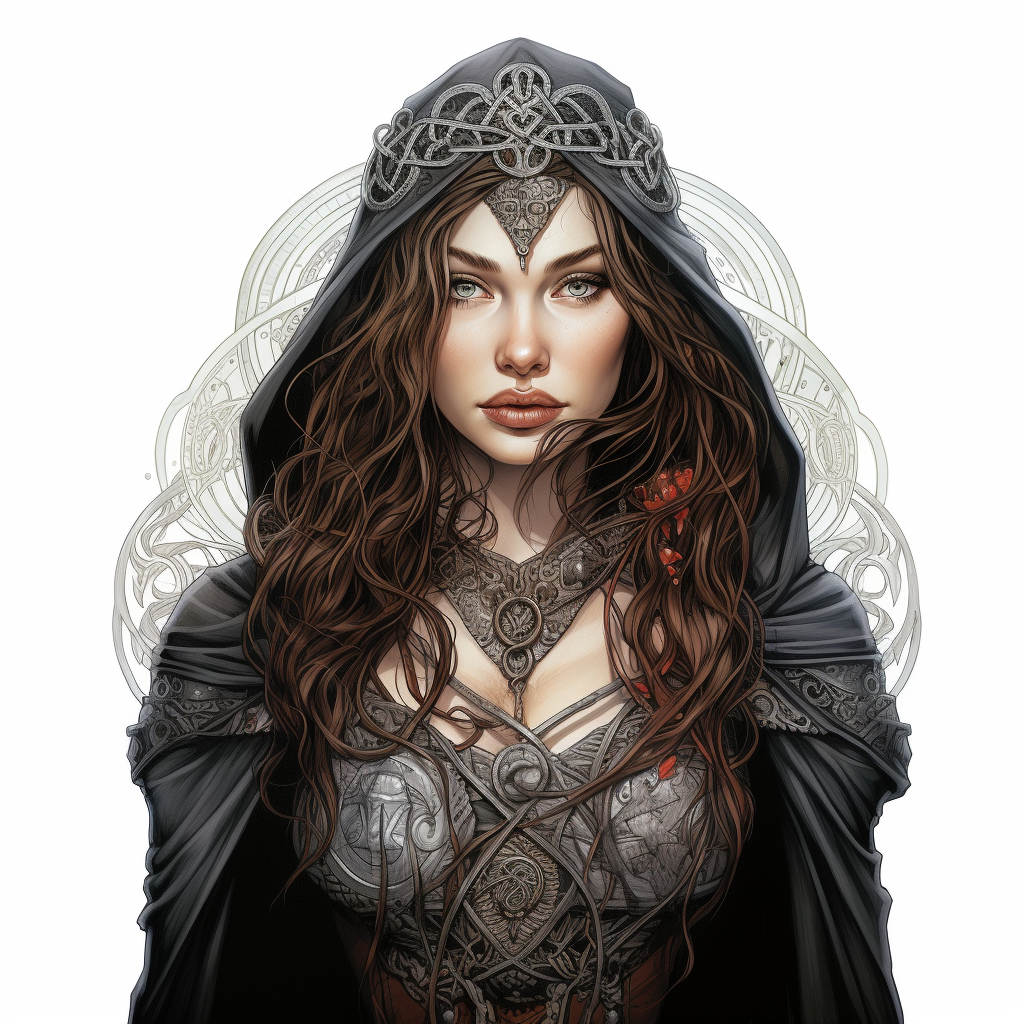 Celtic Witch Gothic Fantasy Artwork