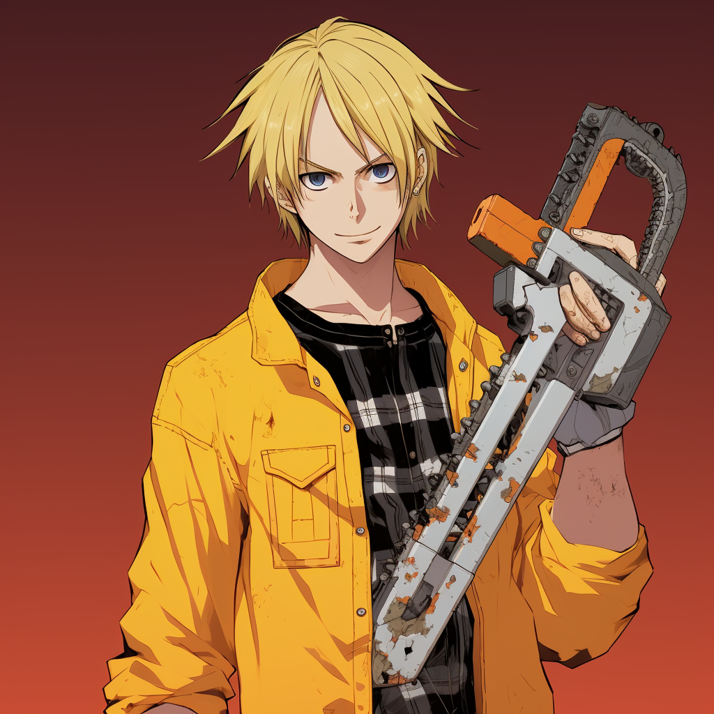 Colorful Chainsaw Man Y2K Anime