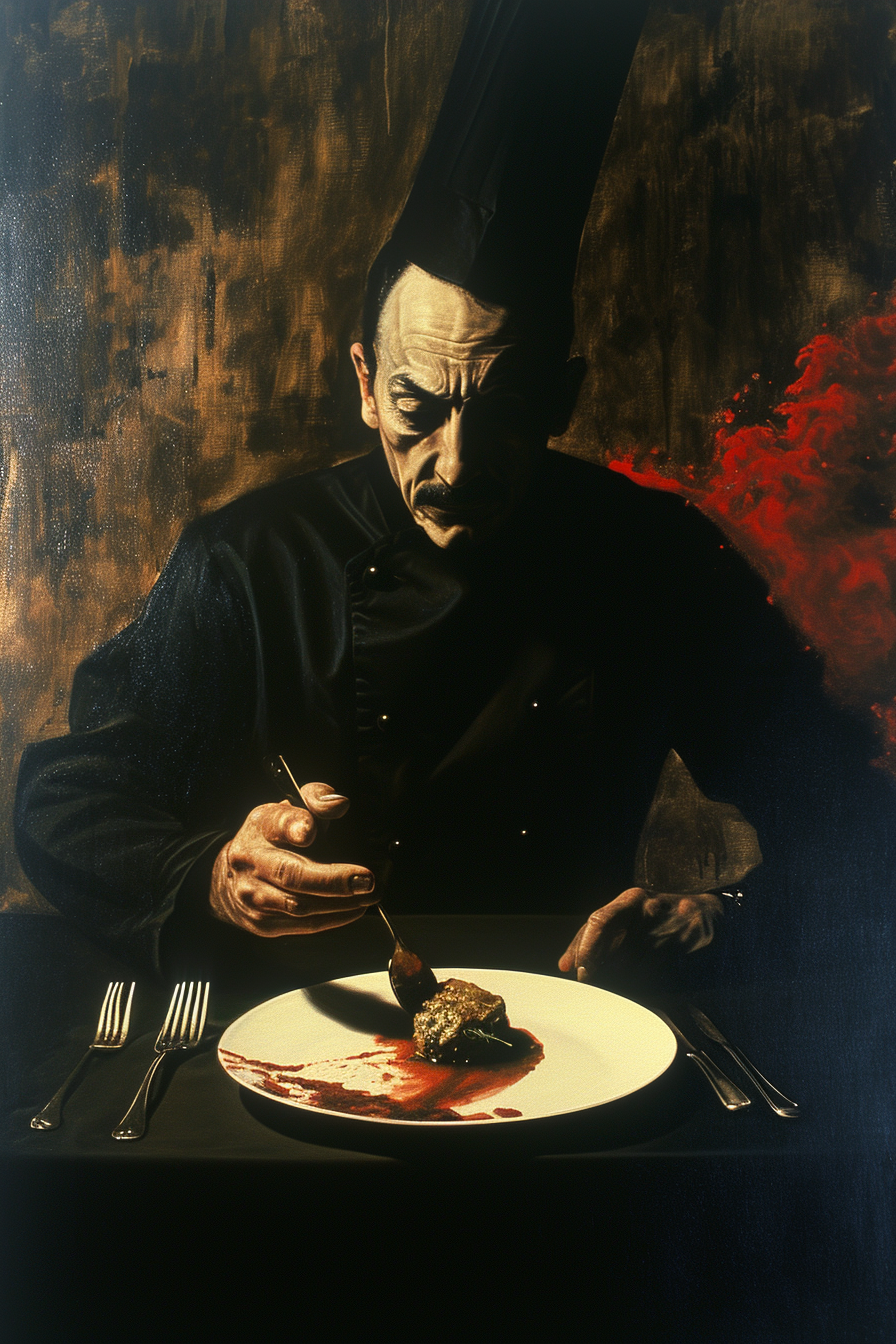 Chef Oil Painting Artwork