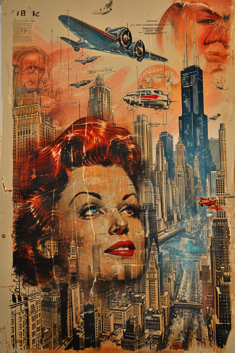 Chicago typographic art 1945