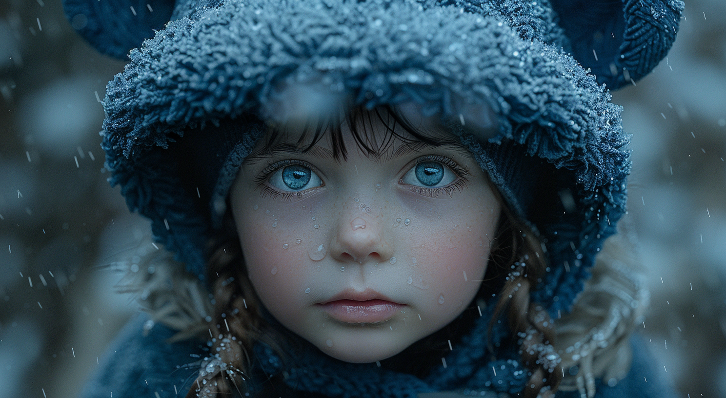 Child with Panda Raincoat Style