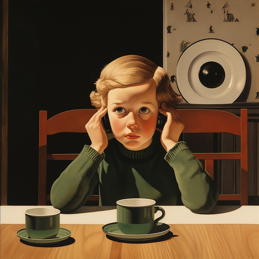 Illustration of children by George Ault