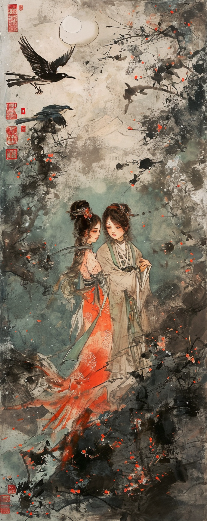 Chinese classical art in Chinese style