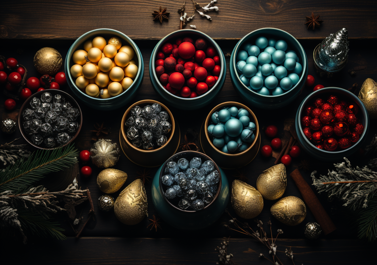 Christmas with vibrant colors and realistic details