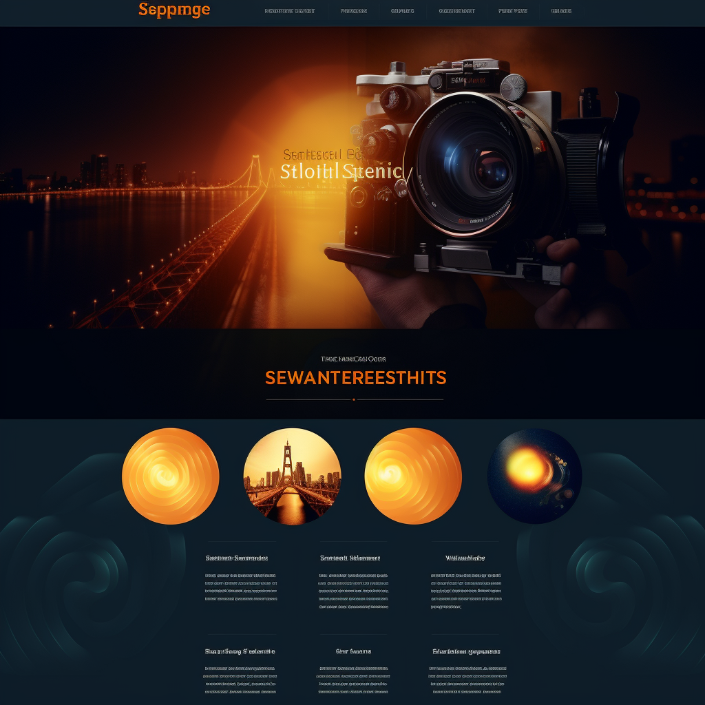 Cinematography services web design